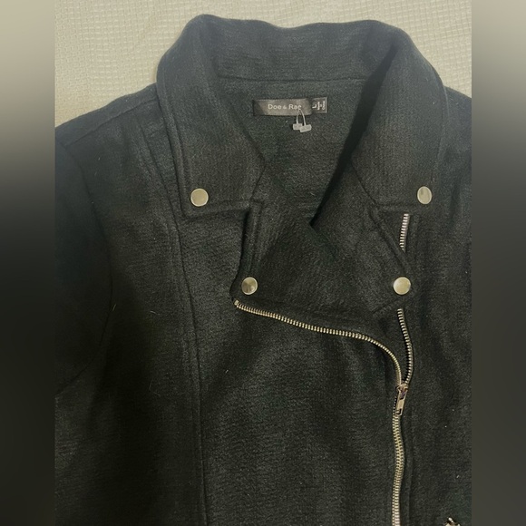 Doe & Rae Black Jacket Women’s Size Large NWT - Picture 5 of 13